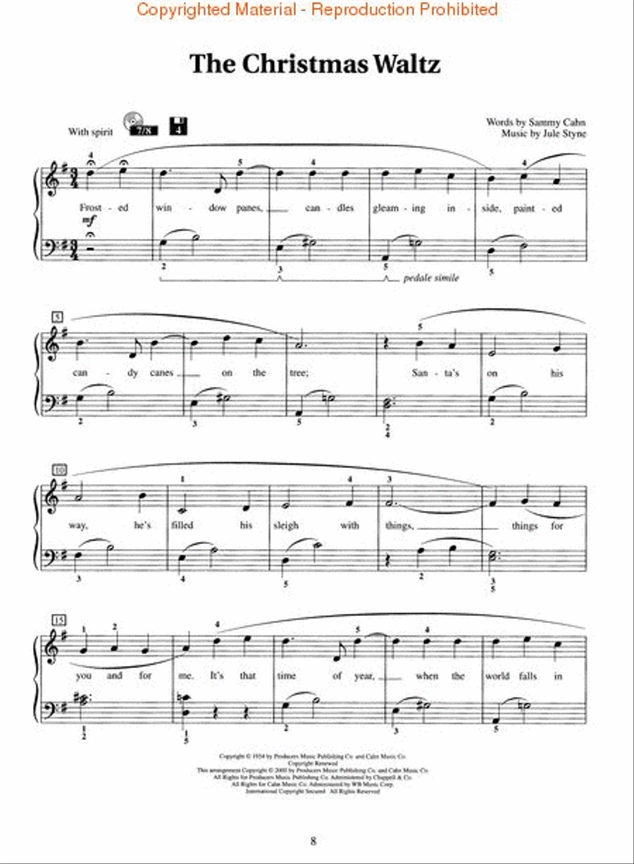 Christmas Piano Solos – Level 5 Piano Method scores gallery preview page 3