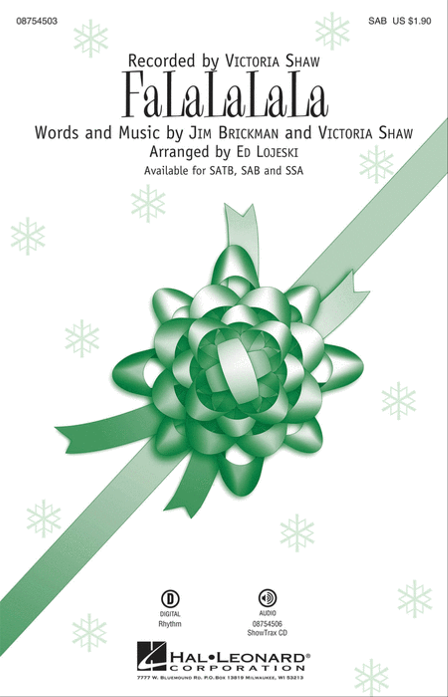 FaLaLaLaLa FaLaLaLaLa 3-Part scores gallery preview page 1
