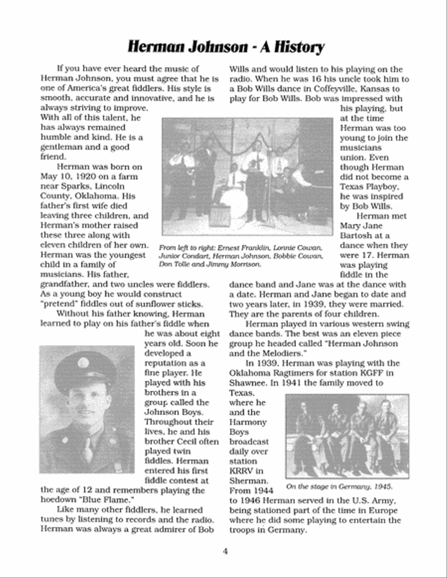 Herman Johnson Master Fiddler Violin scores gallery preview page 5