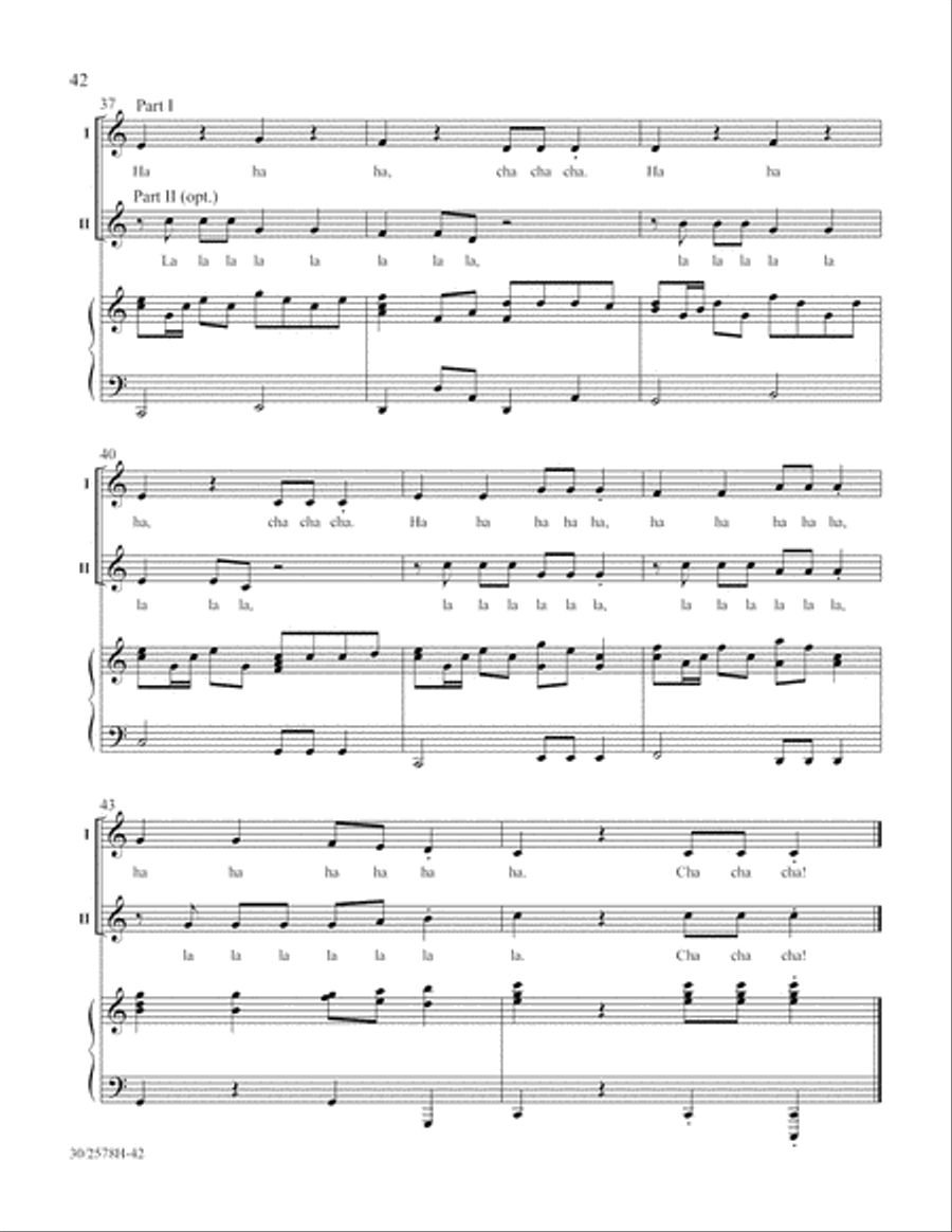 The World of Rhythm Unison Choir scores gallery preview page 43
