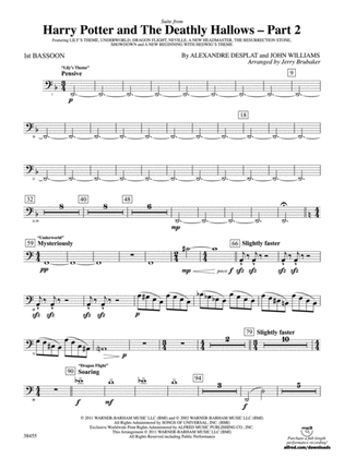 Harry Potter and the Deathly Hallows, Part 2, Suite from: Bassoon