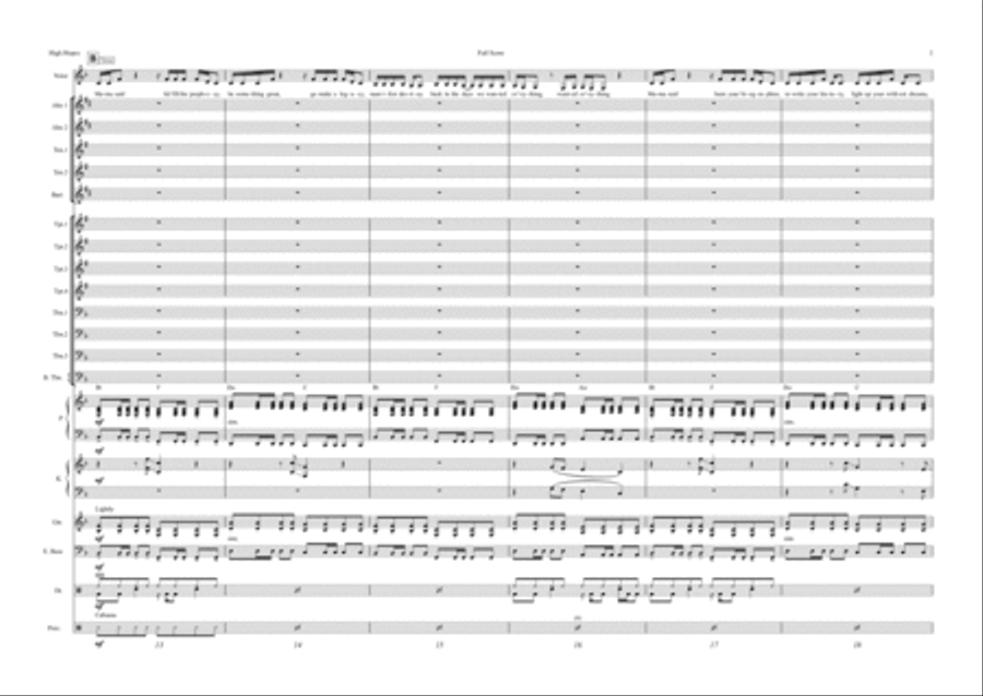 High Hopes Saxophone scores gallery preview page 3