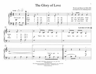 Book cover for The Glory Of Love