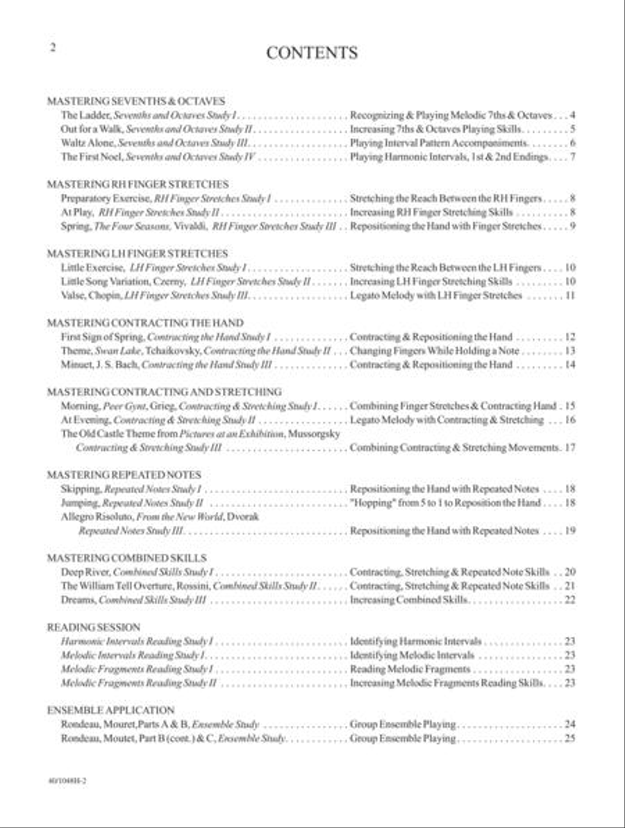 Mastering Music Level 2A Piano Method scores gallery preview page 2