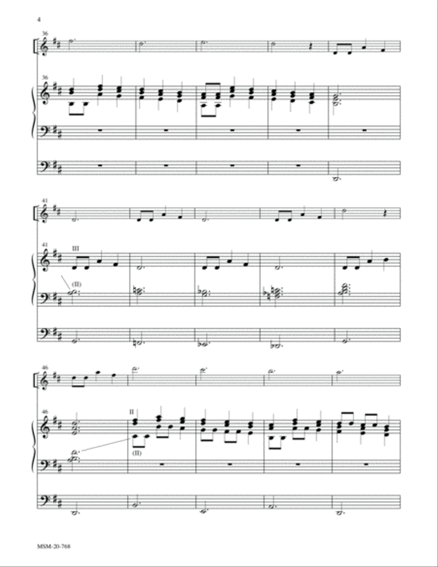 How Lovely Shines the Morning Star Organ scores gallery preview page 4