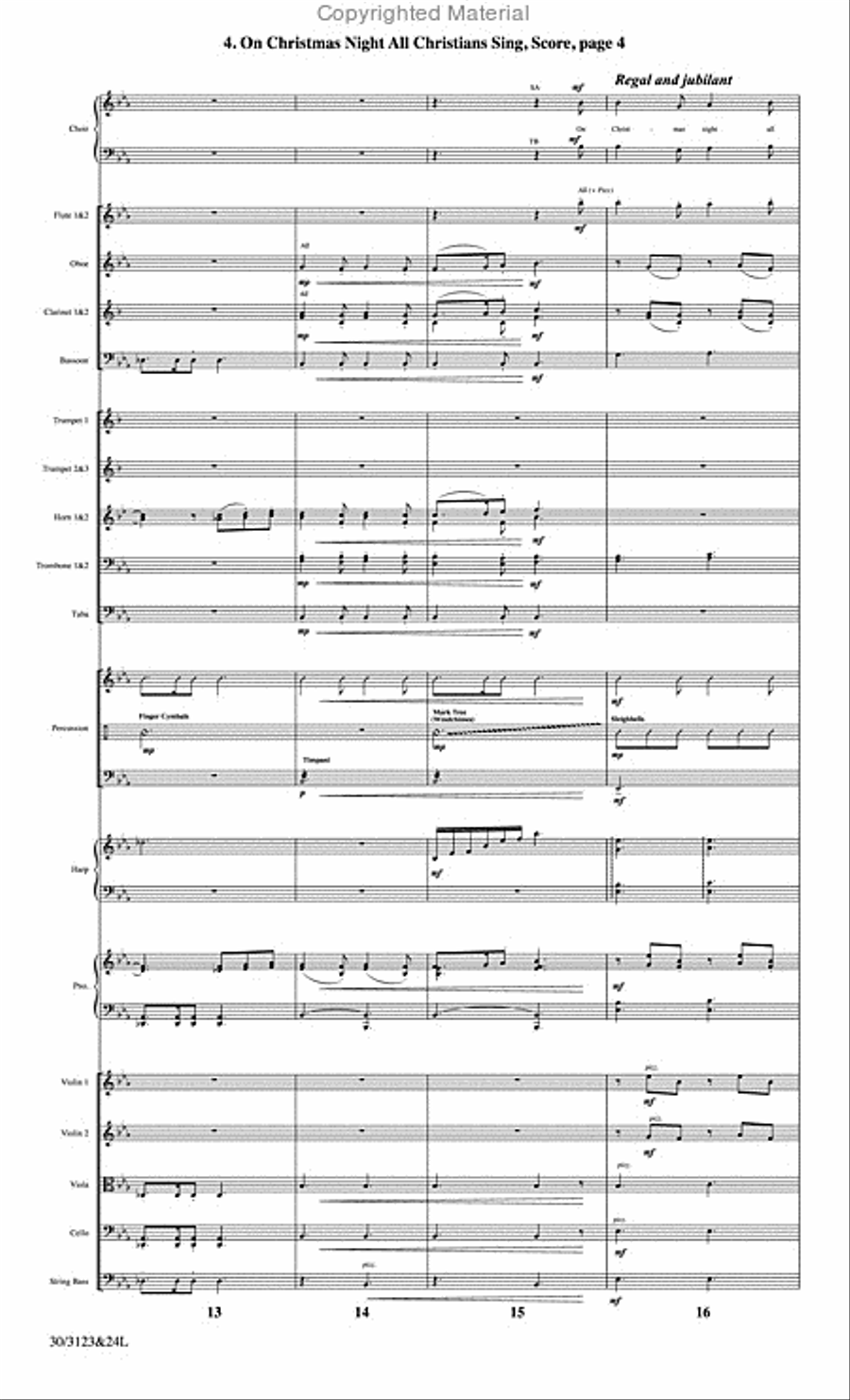 The Christmas Story - Set of Parts Choir scores gallery preview page 28