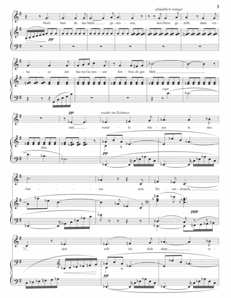 STRAUSS: Heimliche Aufforderung, Op. 27 no. 3 (transposed to G major)