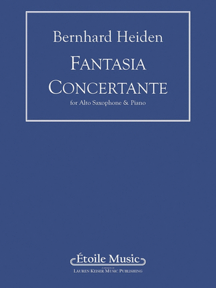 Fantasia Concertante Alto Sax And Piano