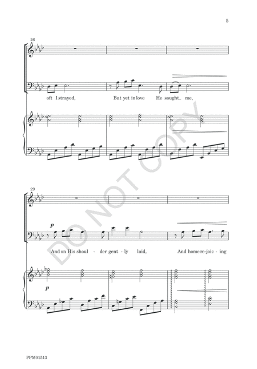 The King of Love 4-Part scores gallery preview page 8