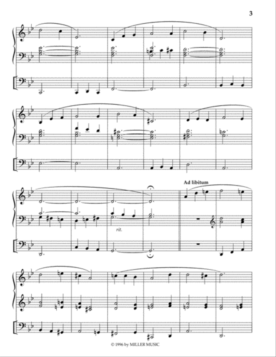 Wie Maar De Goede God Laat Zorgen Organ Solo scores gallery preview page 3