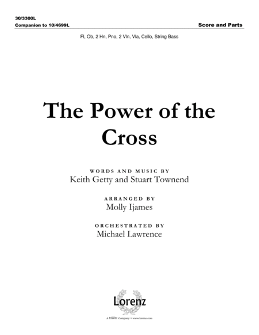 The Power of the Cross - Instrumental Ensemble Score and Parts Choir scores gallery preview page 2