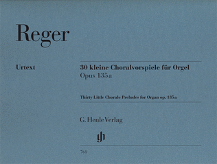 Book cover for 30 Little Chorale Preludes for Organ Op. 135a