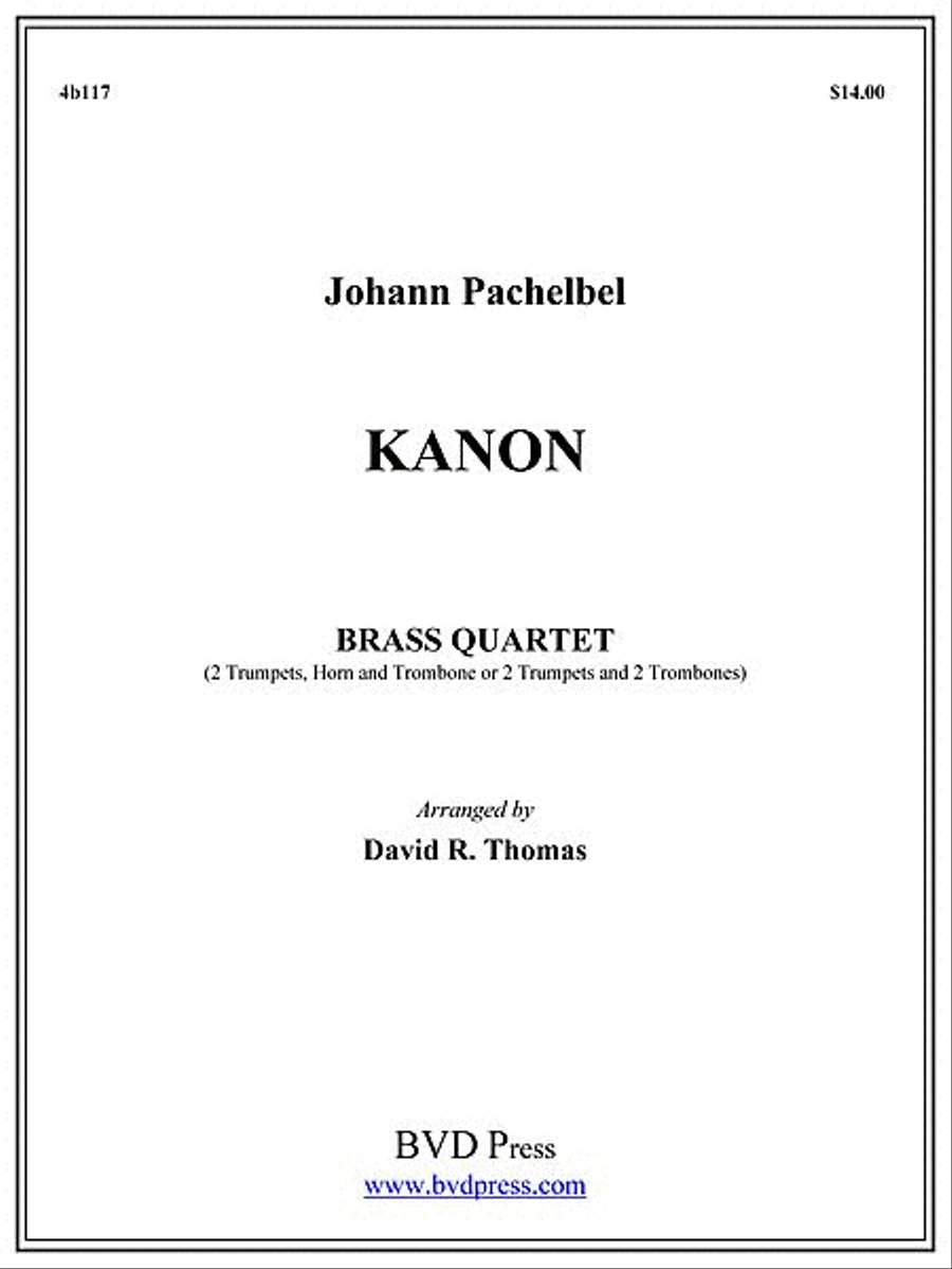 Kanon Brass Quartet scores gallery preview page 1