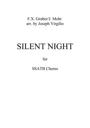 Silent Night for SSATB chorus