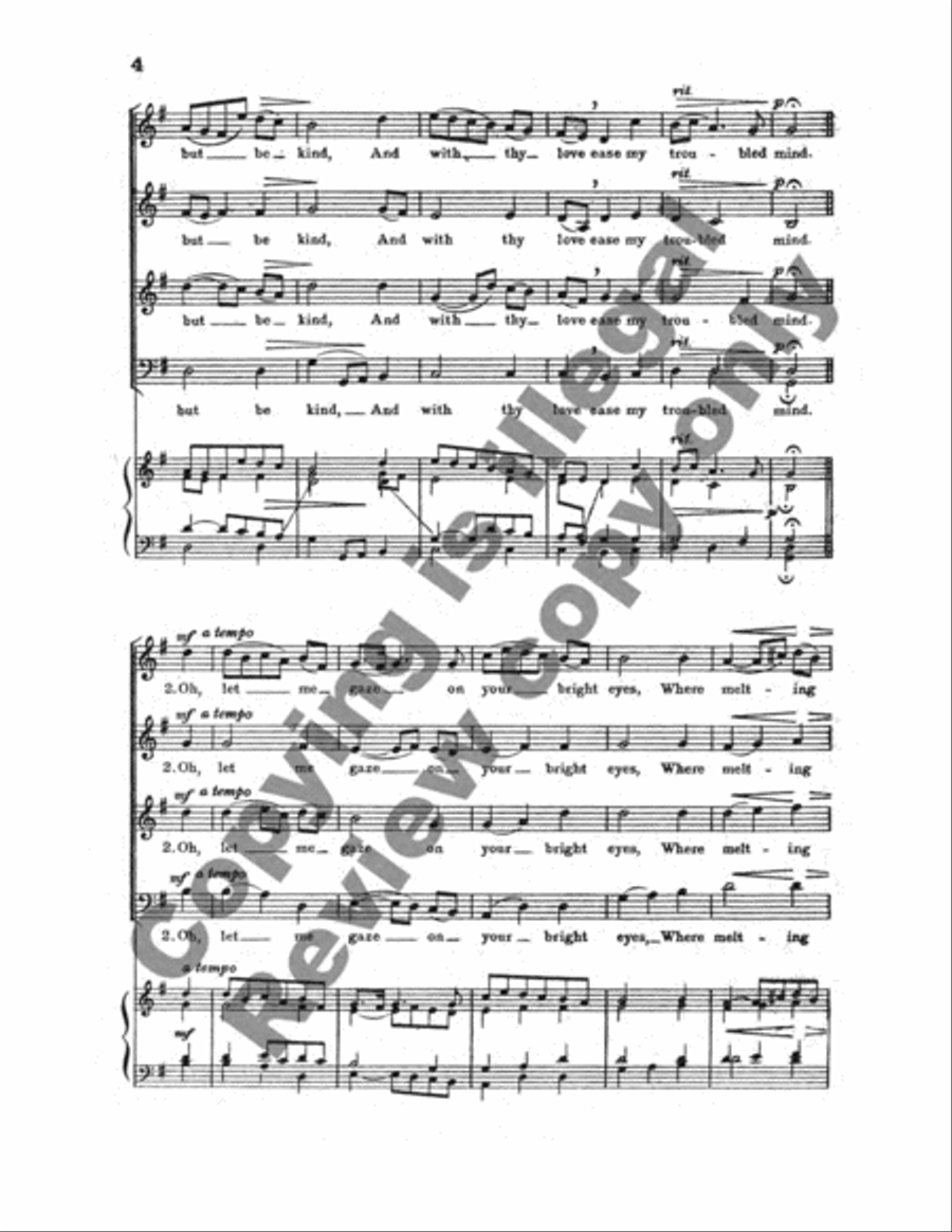 My Lovely Celia My Lovely Celia 4-Part scores gallery preview page 3