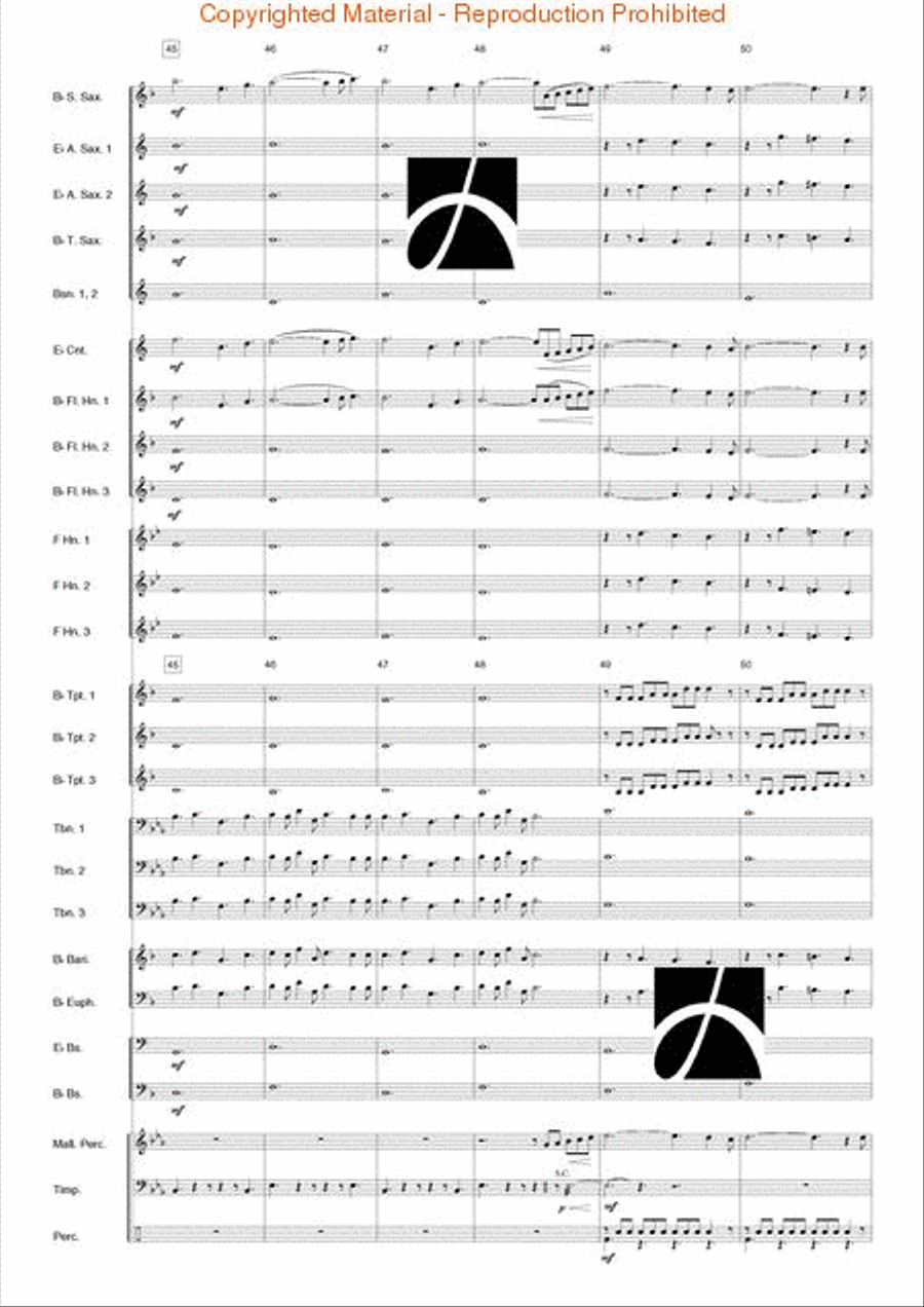 O Holy Night O Holy Night Concert Band scores gallery preview page 9