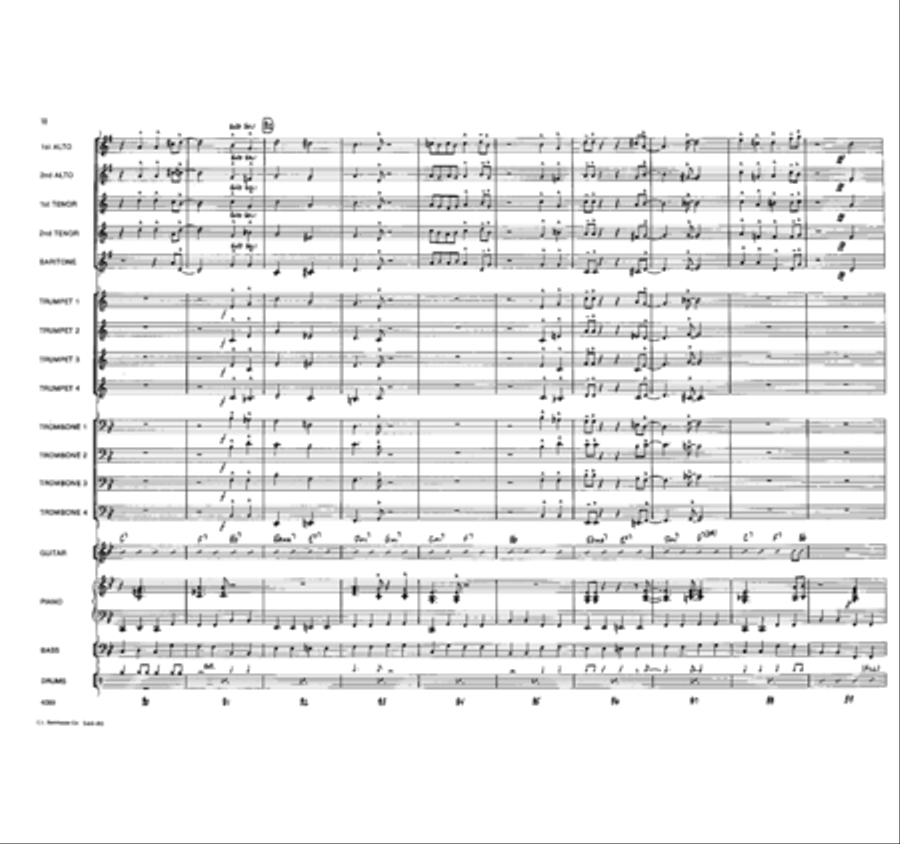 Simply Swing It! Jazz Ensemble scores gallery preview page 10
