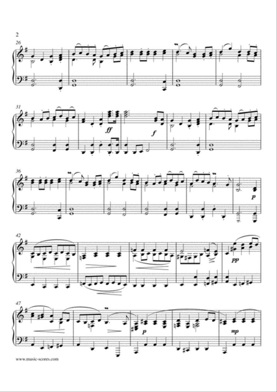 Rondeau - Bridal Fanfare - Piano in Gma Piano Solo scores gallery preview page 2