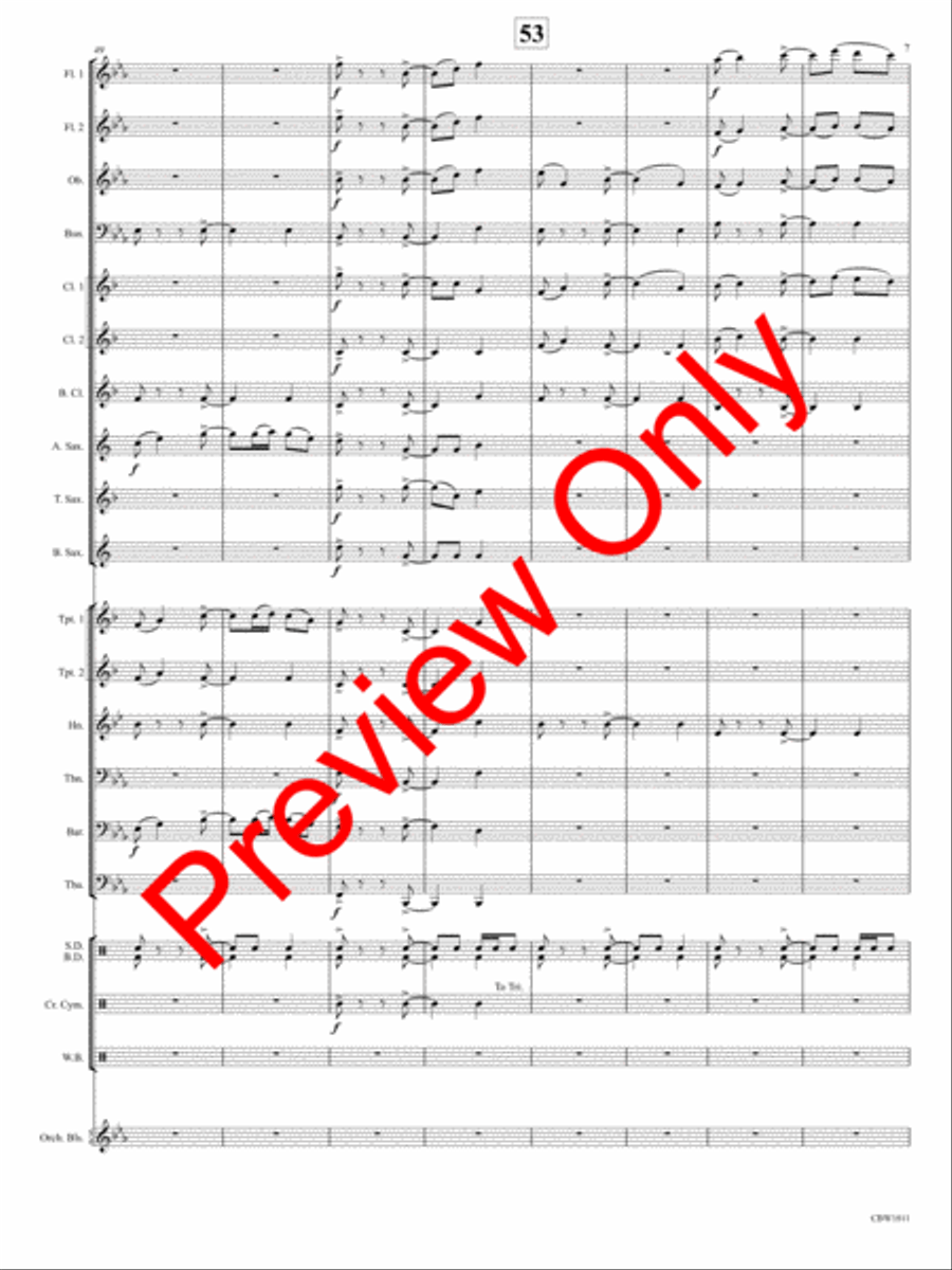 Western Legends Concert Band scores gallery preview page 10