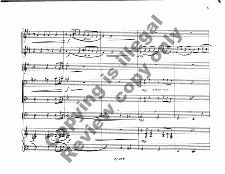 Liturgical Sonata Trombone scores gallery preview page 5
