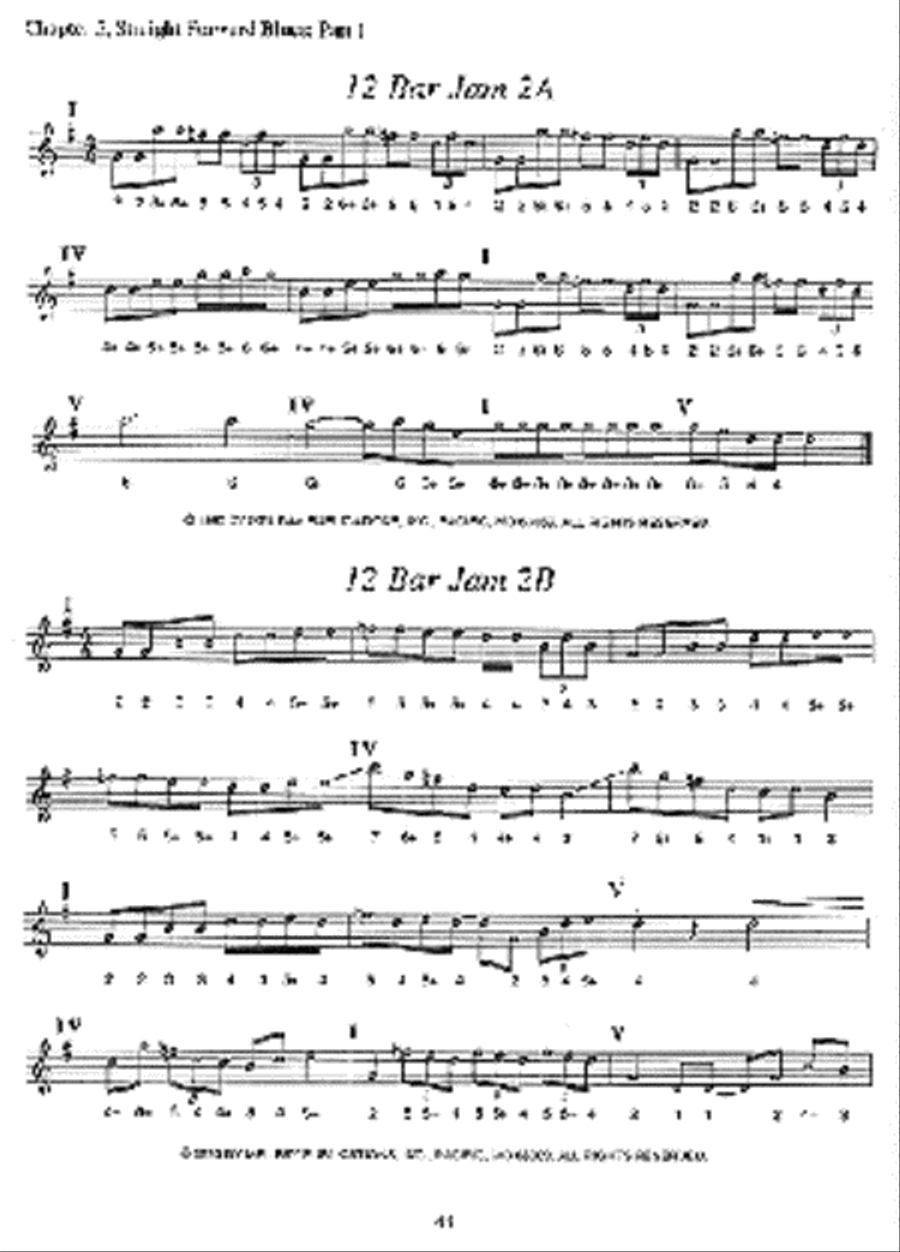 Classic Chicago Blues Harp #1 Level 2 Harmonica scores gallery preview page 3