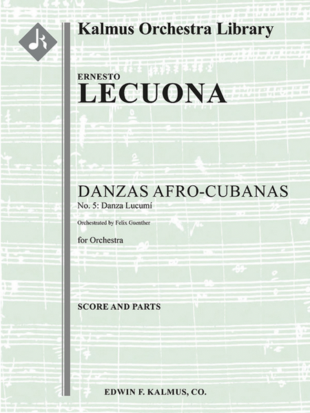 Danzas Afro-Cubanas, No. 5: Danza Lucumi