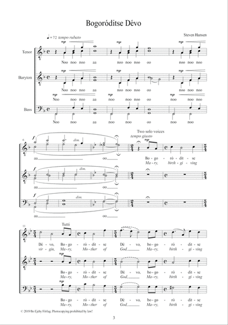 Bogoróditse Dévo TTBB scores gallery preview page 3