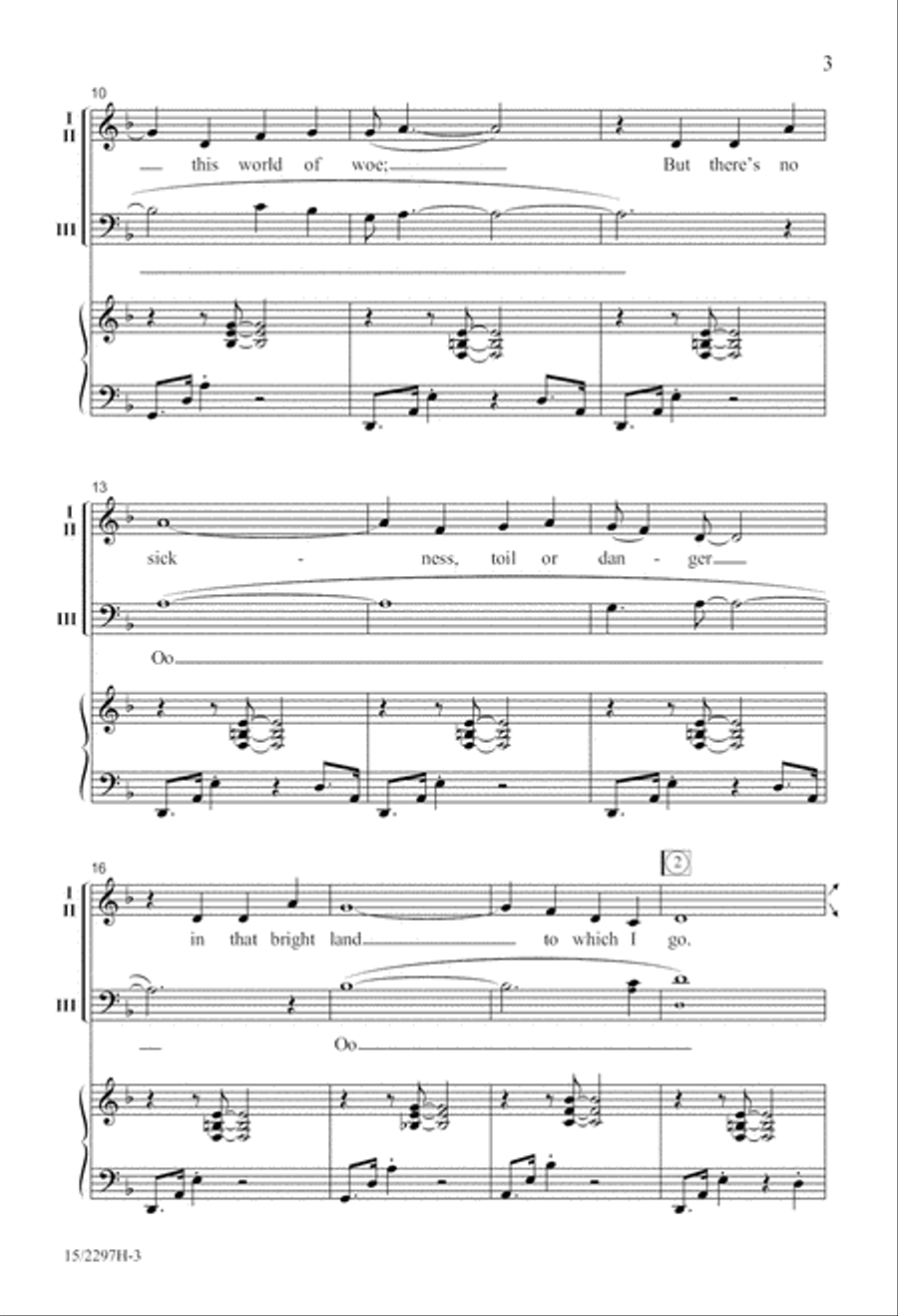 Wayfarin' Stranger 3-Part scores gallery preview page 4