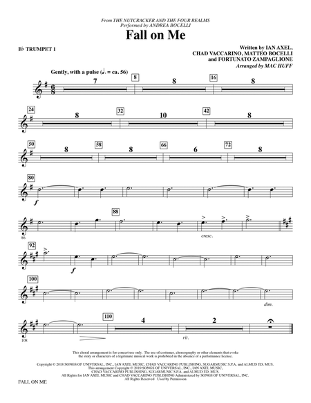 Fall on Me (from The Nutcracker and the Four Realms) (arr. Mac Huff) - Bb Trumpet 1