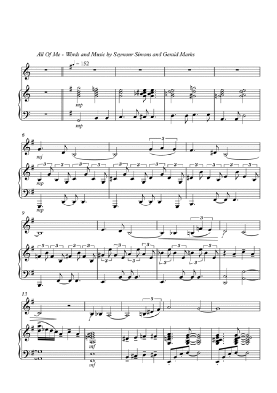 All Of Me String Duet scores gallery preview page 2