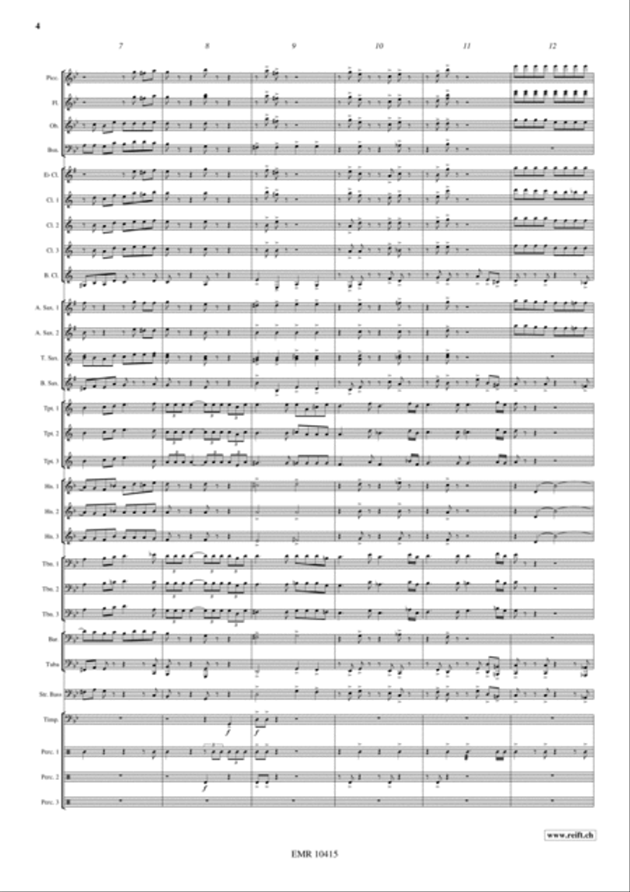 Lyrical Overture Lyrical Overture Concert Band scores gallery preview page 5