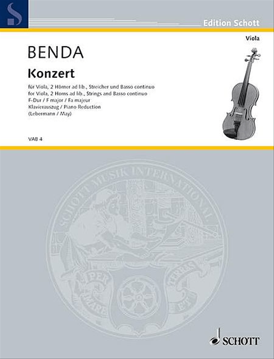 Concerto in F Major Piano Accompaniment scores gallery preview page 1