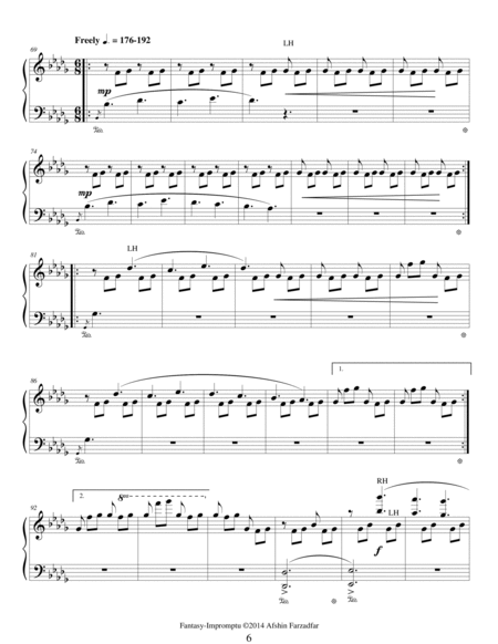 Fantasy-Impromptu for solo piano