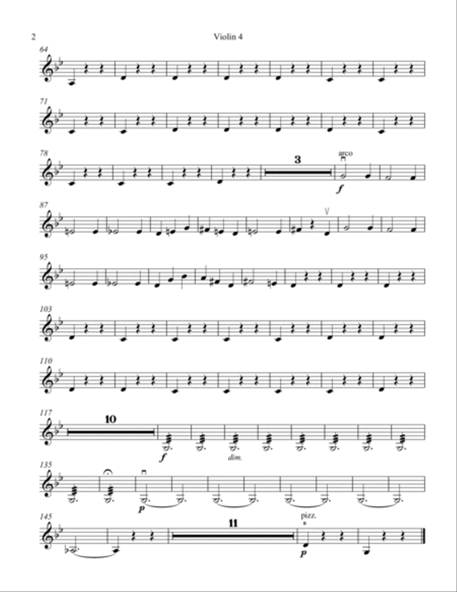 Danse Macabre Violin Solo scores gallery preview page 2