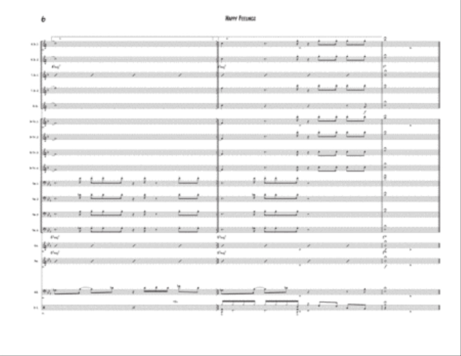 Happy Feelings Jazz Ensemble scores gallery preview page 6