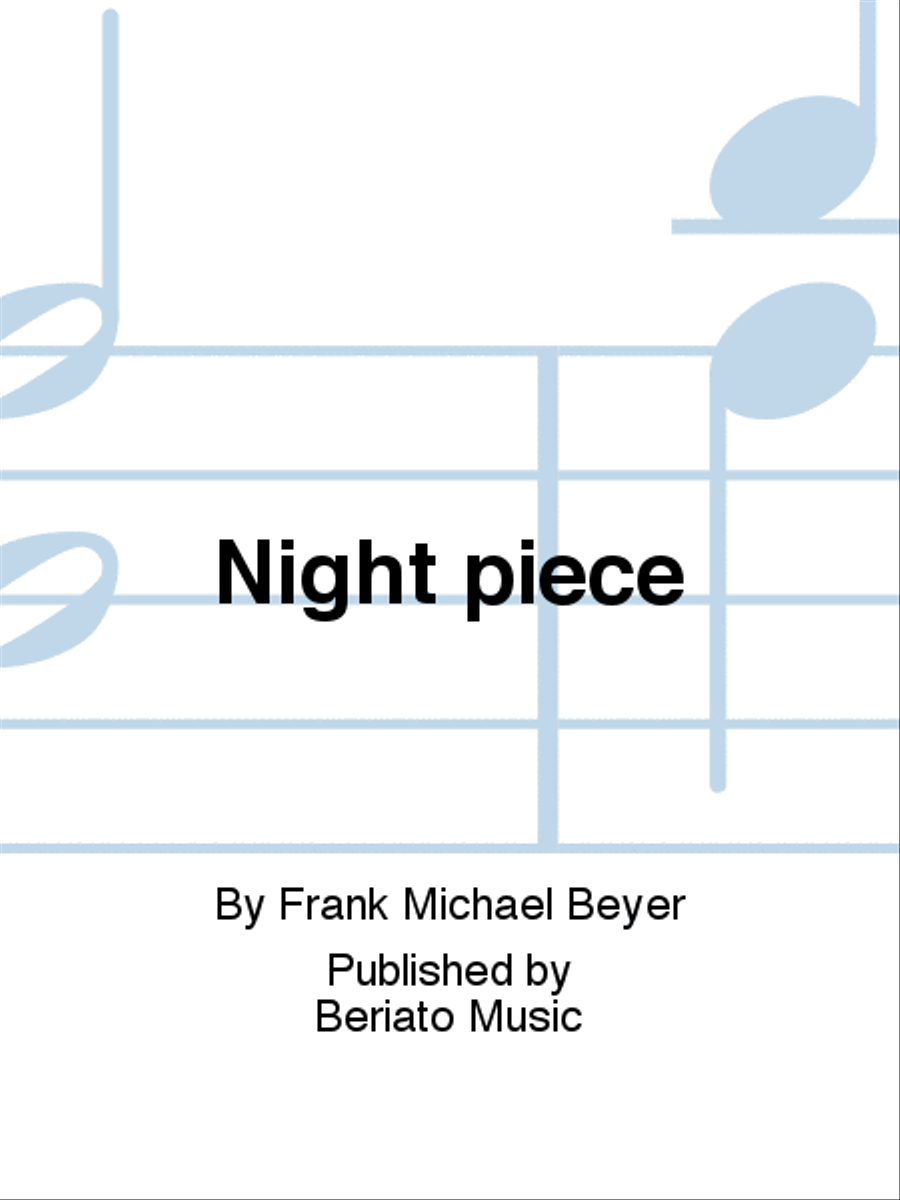 Night piece Piano Accompaniment scores gallery preview page 1