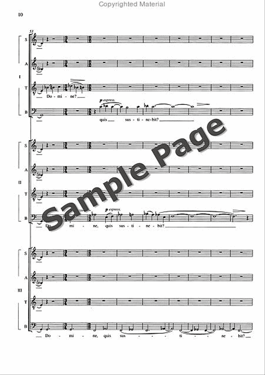 De Profundis De Profundis 4-Part scores gallery preview page 11