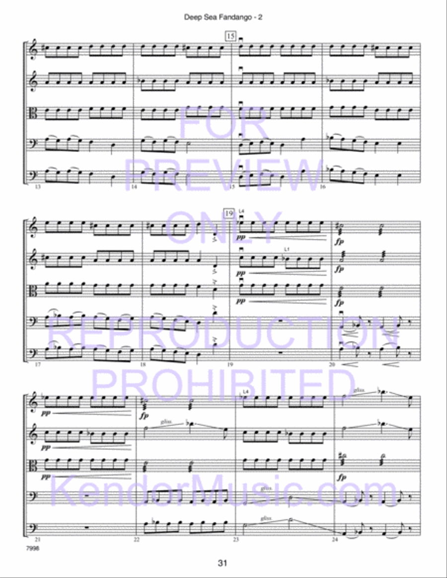 Kendor Concert Favorites, Volume 2 (Score) Score scores gallery preview page 36