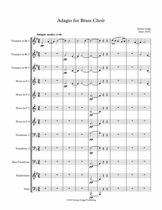 Adagio for Brass Choir