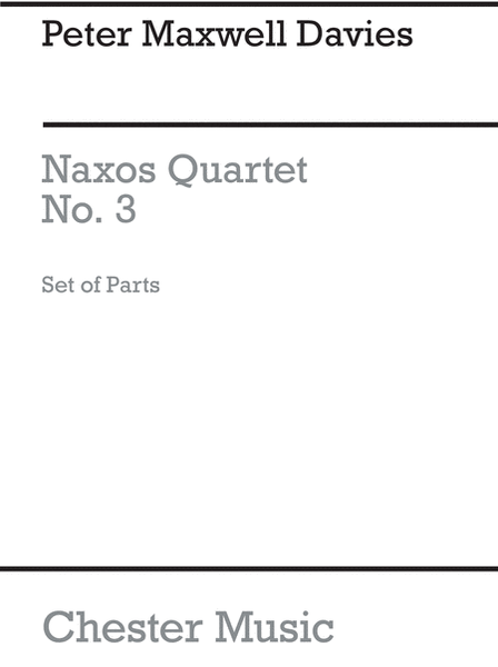 Naxos Quartet No.3 (Parts)  Sheet Music