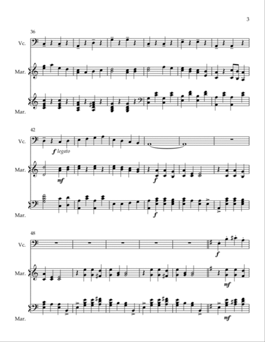 Christmas Collage (v1) Chamber Music scores gallery preview page 3