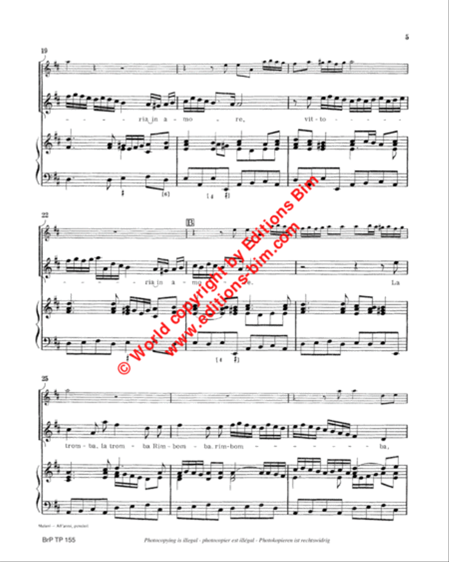 All'armi, pensieri Soprano Voice scores gallery preview page 4