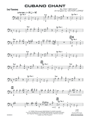 Cubano Chant: 2nd Trombone