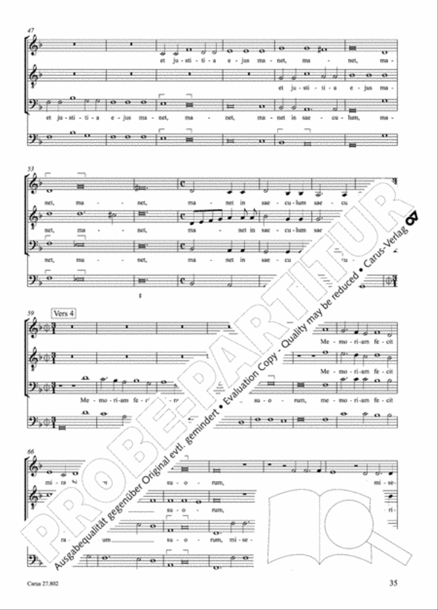 Salmi I (Selva morale e spirituale) Collection / Songbook scores gallery preview page 60
