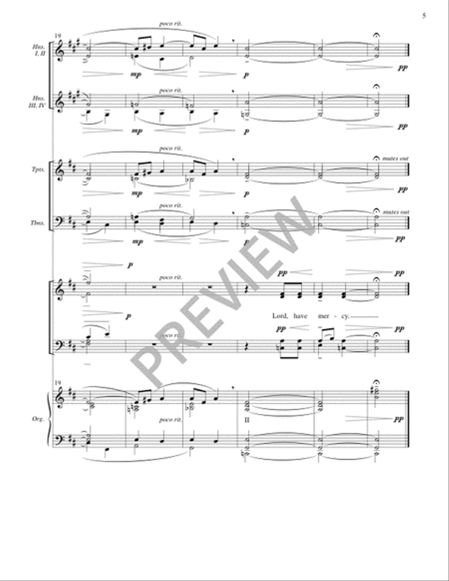 Mass for the City (Full Score) 4-Part scores gallery preview page 5