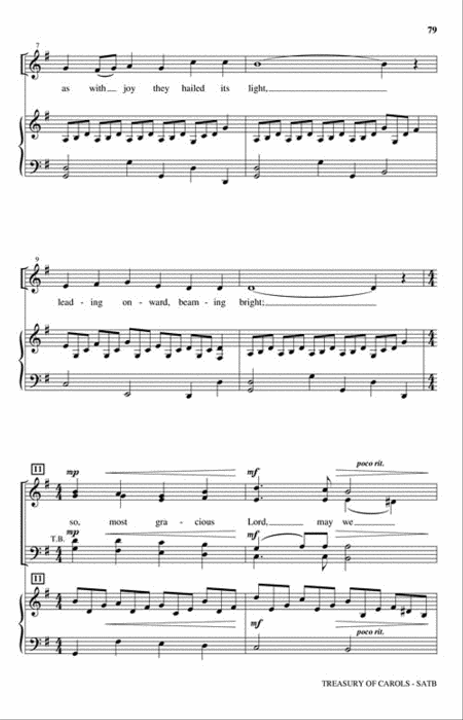 Treasury of Carols Treasury of Carols Choir scores gallery preview page 9