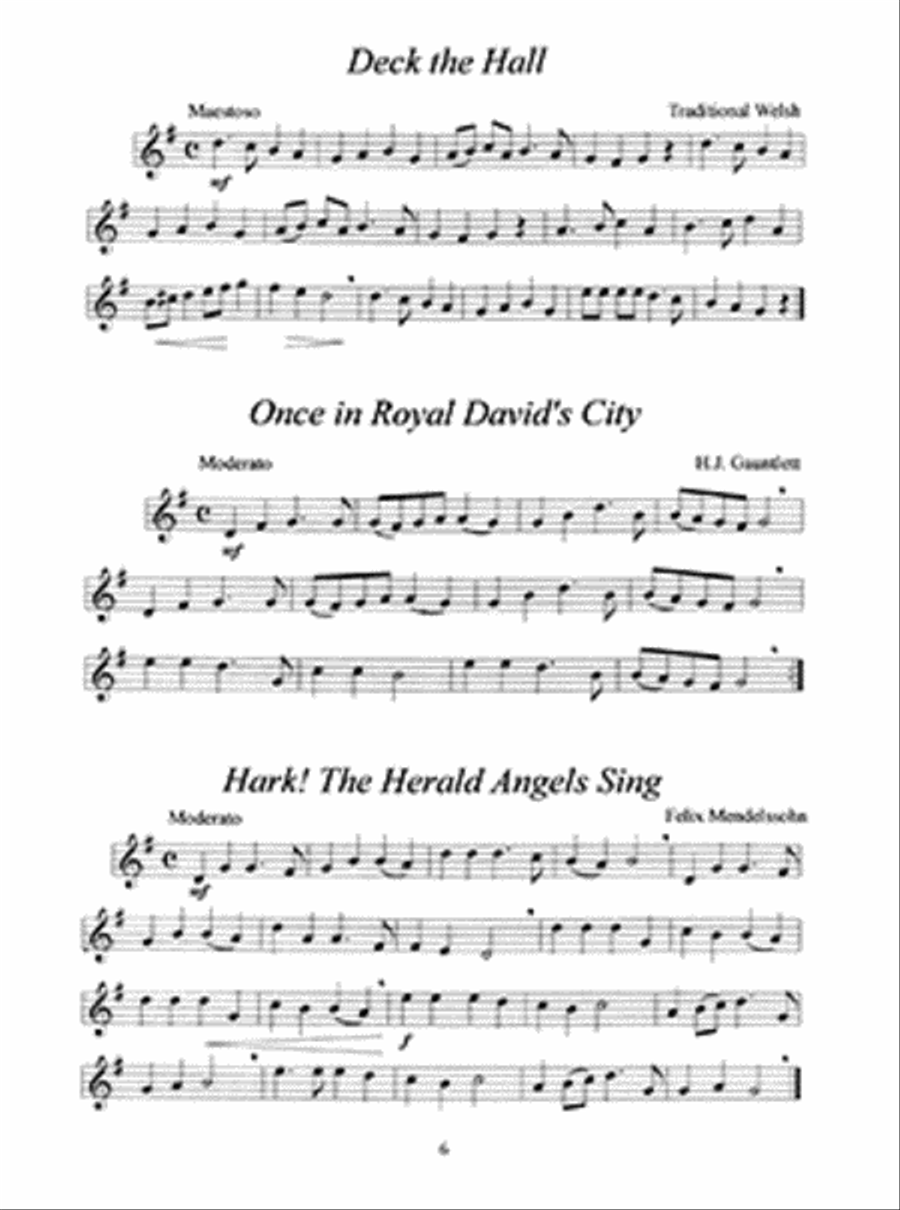 Christmas Solos for Beginning Pan Flute by Costel Puscoiu Flute