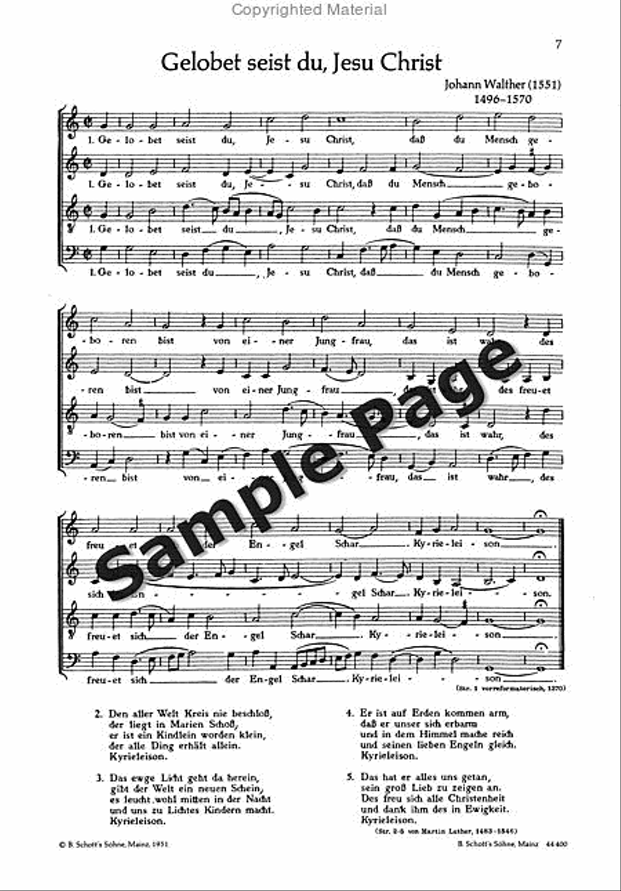 Franck Ein Kind/walther Gelbetmixed Chor Mixed Choir scores gallery preview page 8