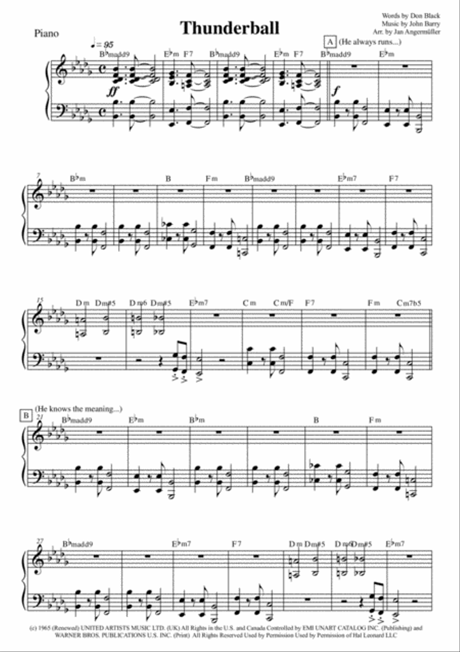 Thunderball Small Ensemble scores gallery preview page 2
