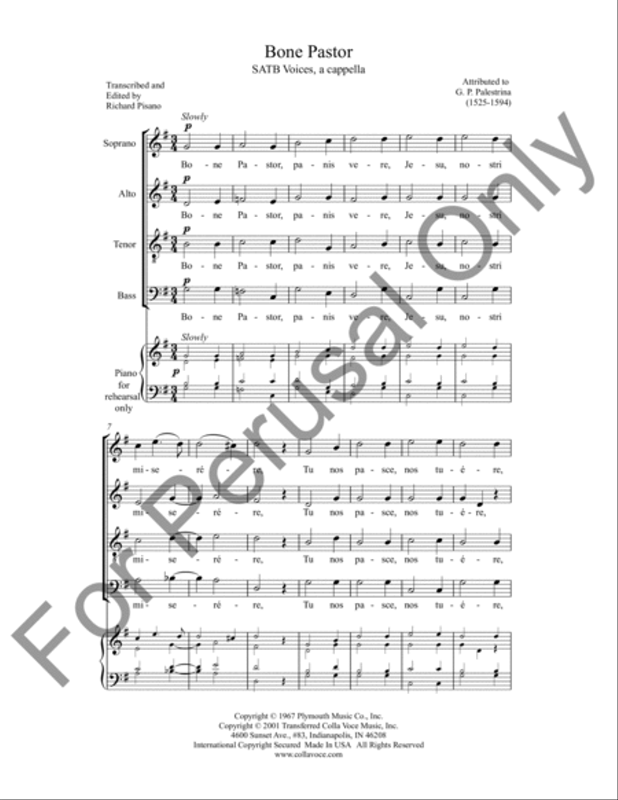 Bone Pastor 4-Part scores gallery preview page 2